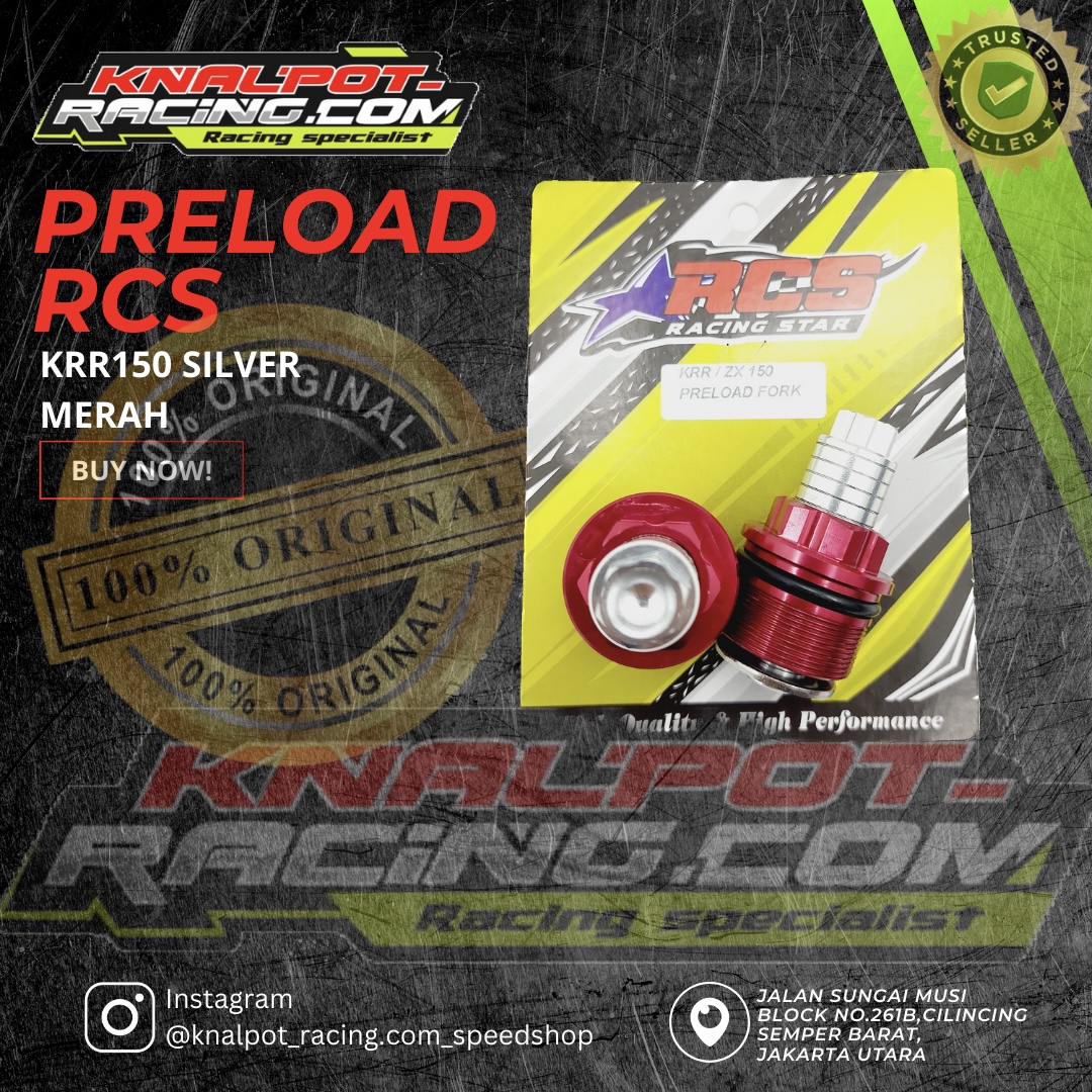 PRELOAD RCS KRR150 SILVER MERAH